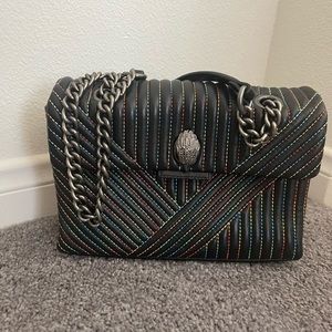 Black Kurt Geiger London Kensington leather shoulder bag!